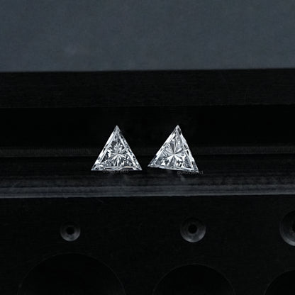 Triangle Cut Lab Grown Diamond Loose Pair Loose