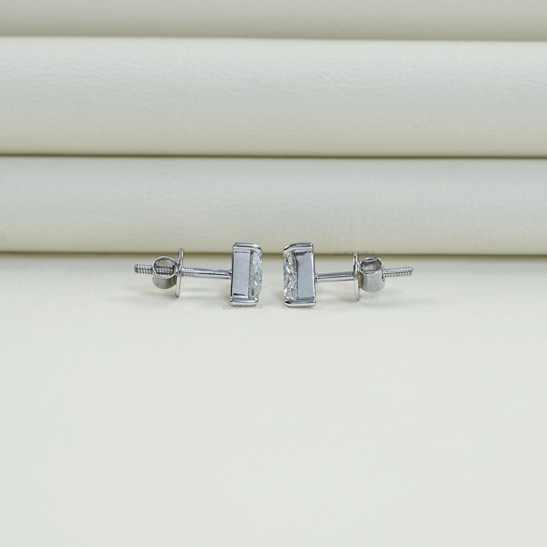 Triangle Cut Lab Diamond Stud Earrings Earrings