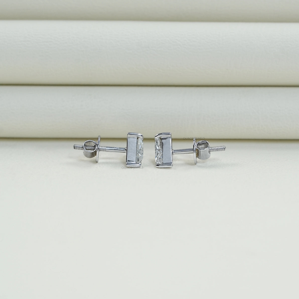 Triangle Cut Lab Diamond Stud Earrings Earrings