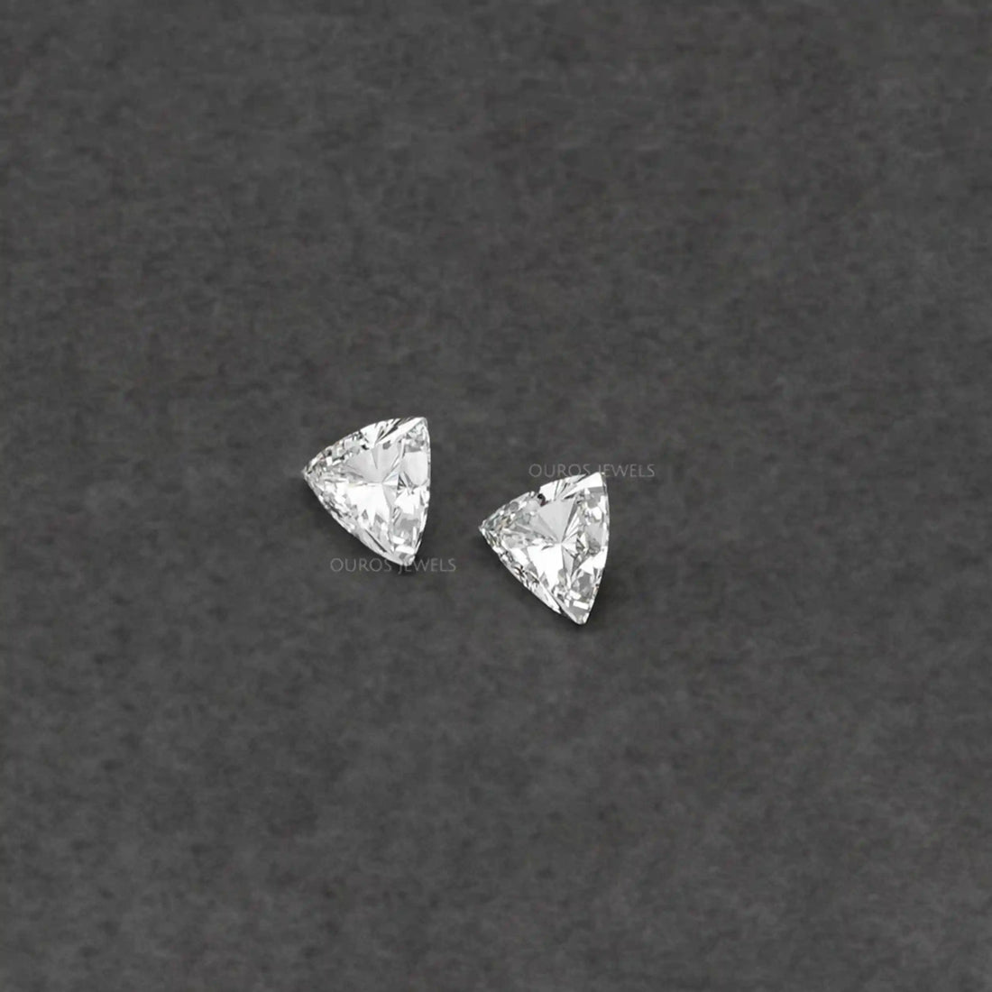 Trillion Cut Lab Grown Diamond Pair Loose