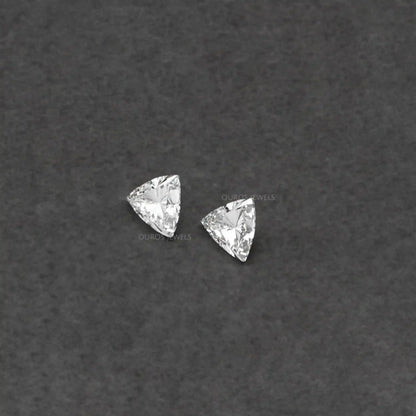Trillion Cut Lab Grown Diamond Pair Loose