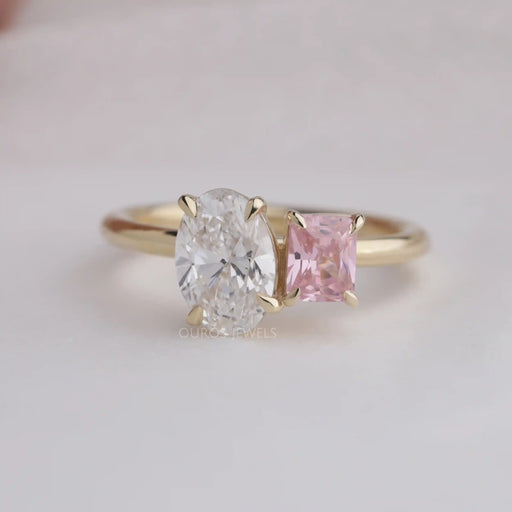 [Toi Et Moi Engagement Ring]-[Ouros Jewels]