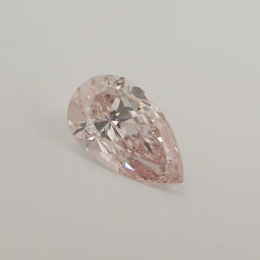 Fancy Intense Pink Pear Shaped Diamond - 5.05 Carat