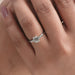 [5 Stone Emerald Cut Lab Grown Engagemnet Ring]-[Ouros Jewe]