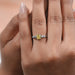 Yellow Cushion Lab Diamond Engagement Ring Rings