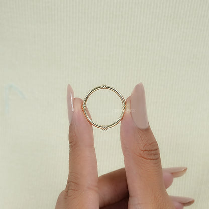 Yellow Gold Plain Wedding Band Ring