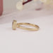 [Radiant Cut Diamond 18k Yellow Gold Ring]-[Ouros Jewels]