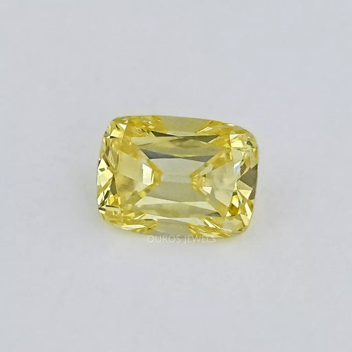 Yellow Old Mine Cushion Lab Grown Loose Diamond Loose