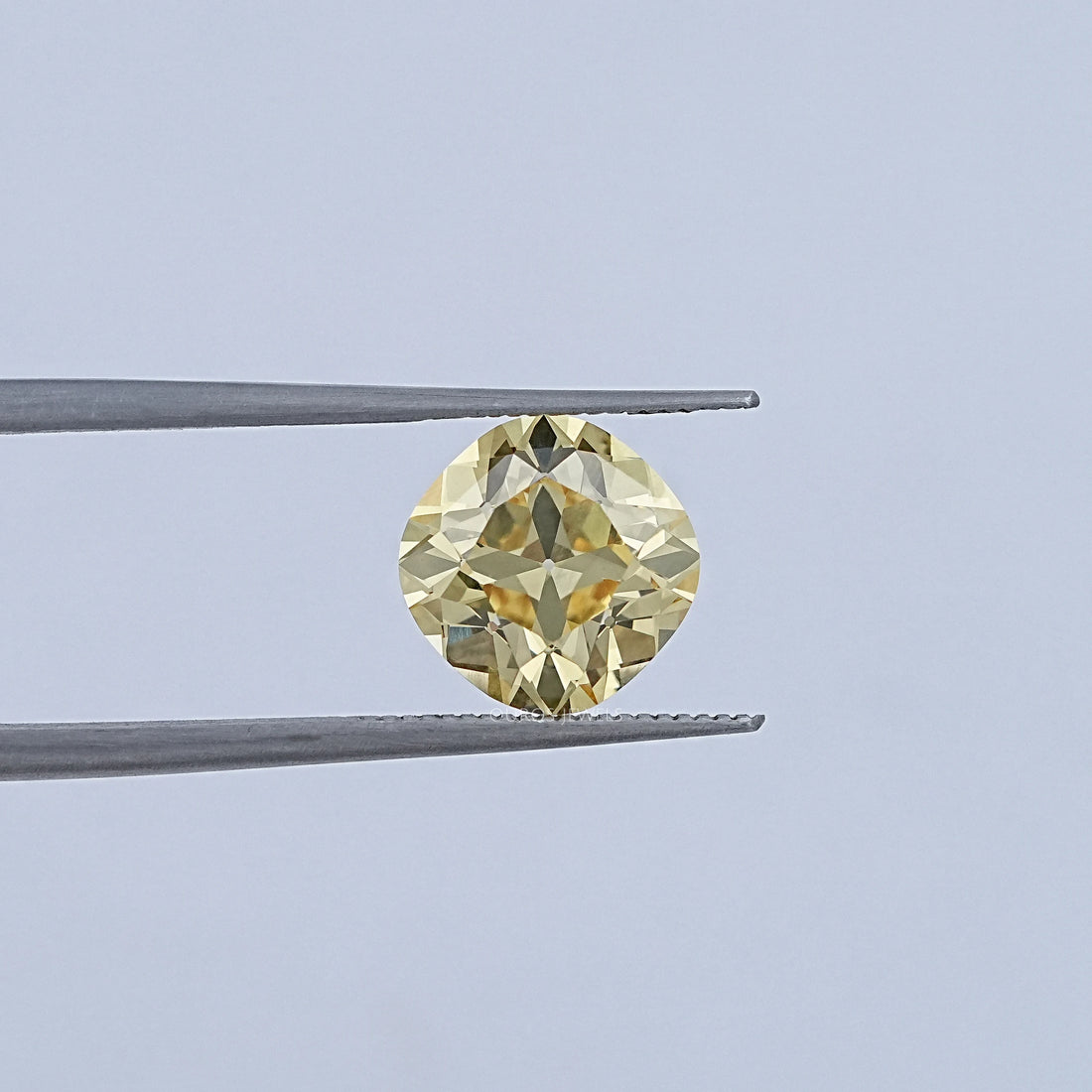 Yellow Old Mine Cushion Cut Loose Lab-Diamond Loose