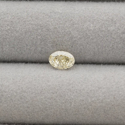 Fancy Yellow Oval Cut Lab Grown Diamond