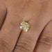 [On hand View Of Yellow Cushion Cut Diamond]-[Ouros Jewels]