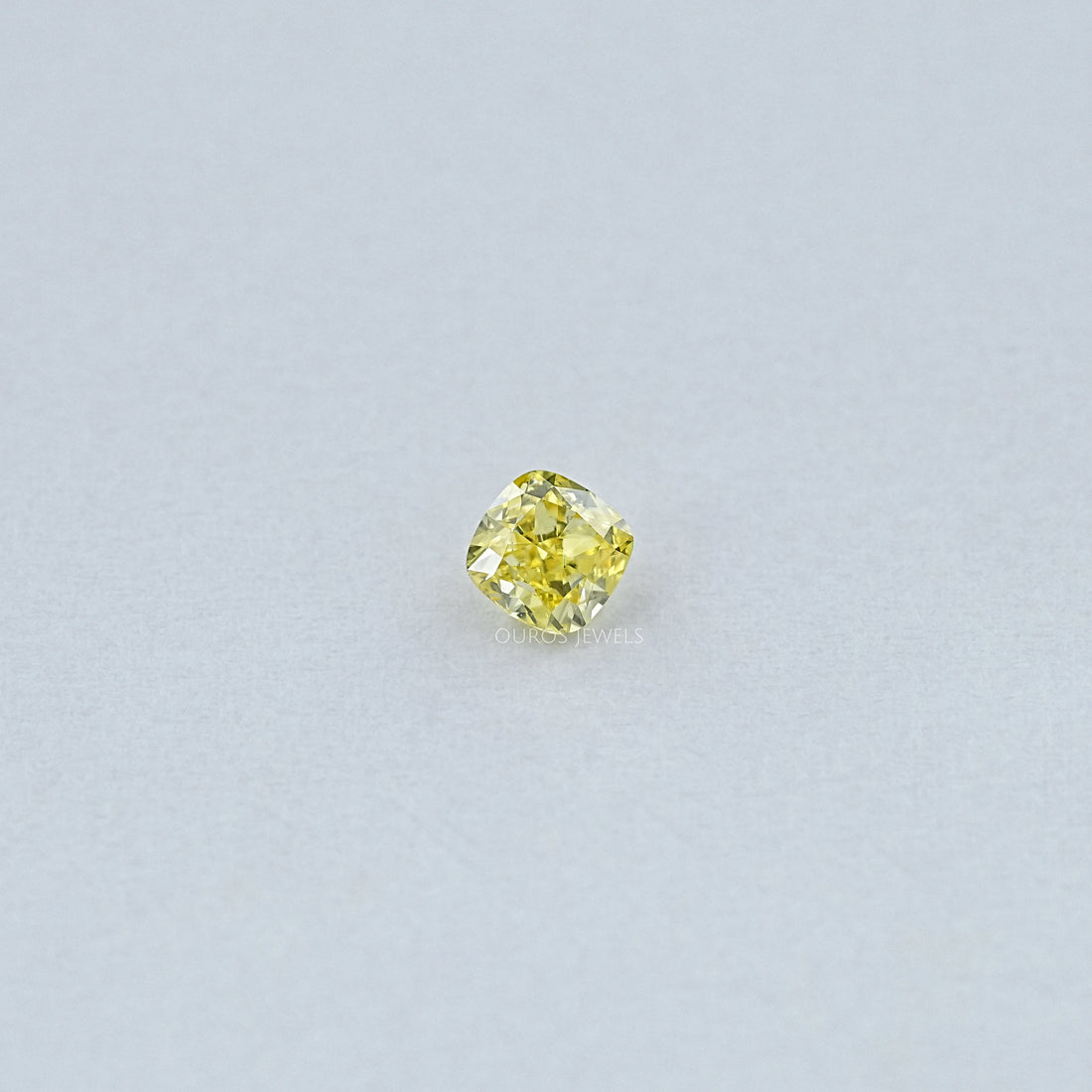 Yellow Cushion Lab Grown Diamond Loose