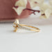 [Side View of Yellow Gold Diamond Ring]-[Ouros Jewels]