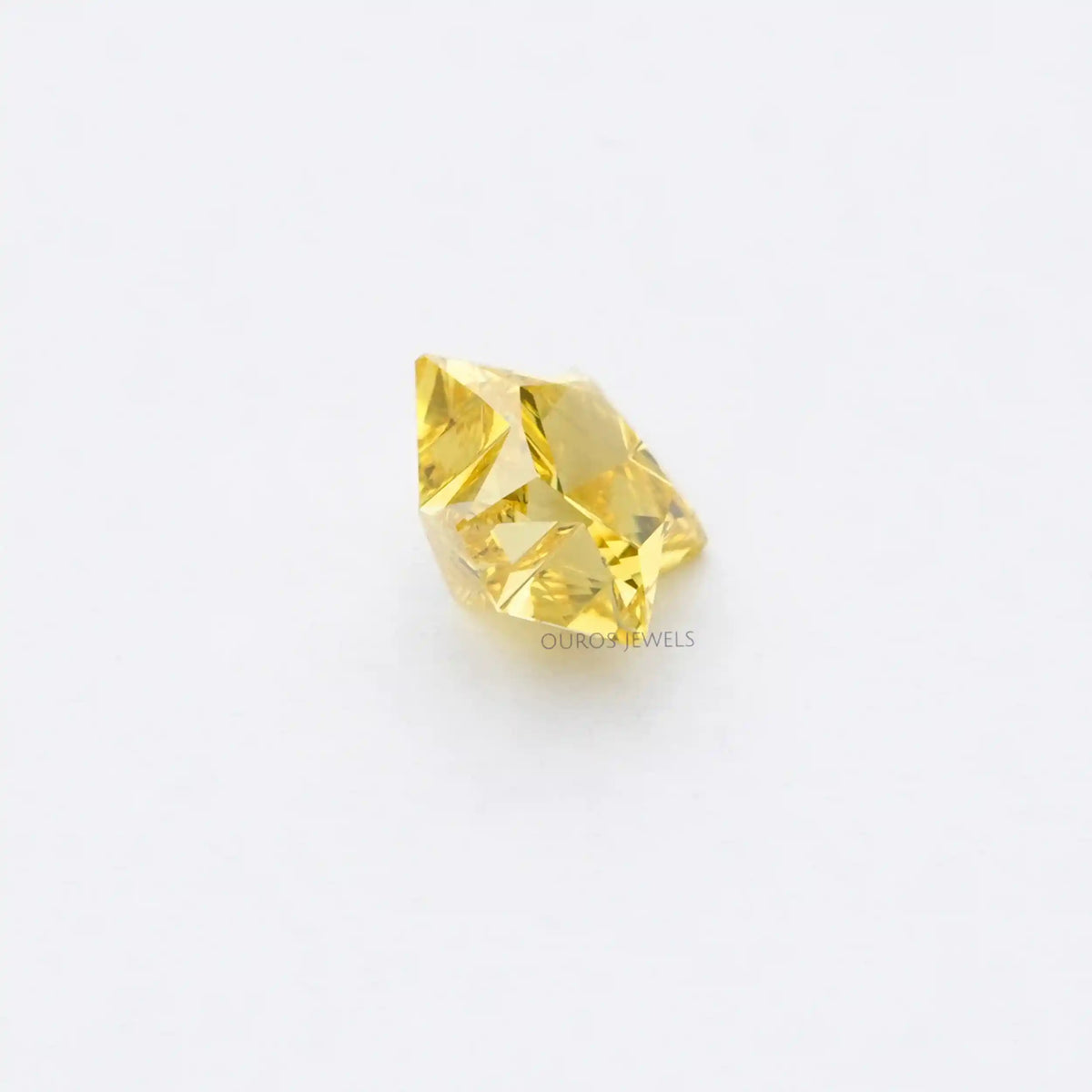 Fancy Yellow Star Cut Lab Grown Diamond