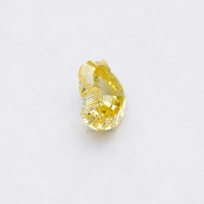 1.90 Carat Yellow Duck Cut Lab Grown Diamond