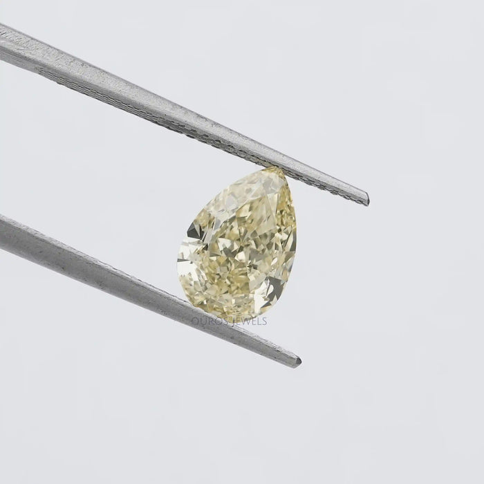 [Yellow Colored Lab Grown Diamond]-[Ouros Jewels]