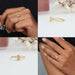 [Collage of Yellow Oval Cut Lab Diamodn Engagement Ring]-[Ouros Jewels]