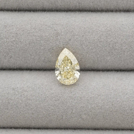 [Yellow Pear Cut Loose Lab Diamond]-[Ouros Jewels]