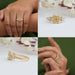 [Collage of Yellow Radiant Cut Ring]-[Ouros Jewels]
