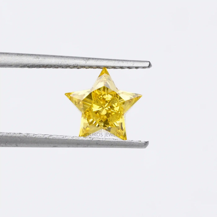 [Yellow Star Shape Loose Diamond]-[Ouros Jewels]