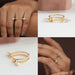 [image showing multiple view of diamond ring][Ouros Jewels]