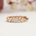 [Side View of Baguette and Round Diamond Bezel Set Ring]-[Ouros Jewels]