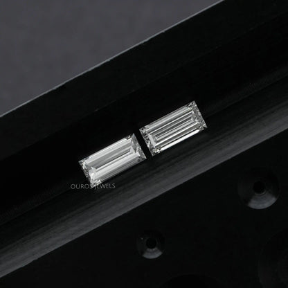 Baguette Cut Lab Grown Diamond Pair Loose