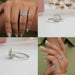 [Collage of Butterfly Cut Halo Round Diamond Ring]-[Ouros Jewels]