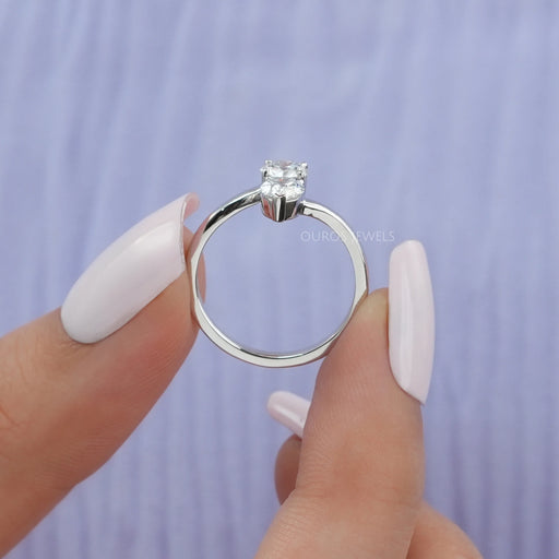 Pear And Round Bypass Setting Ring