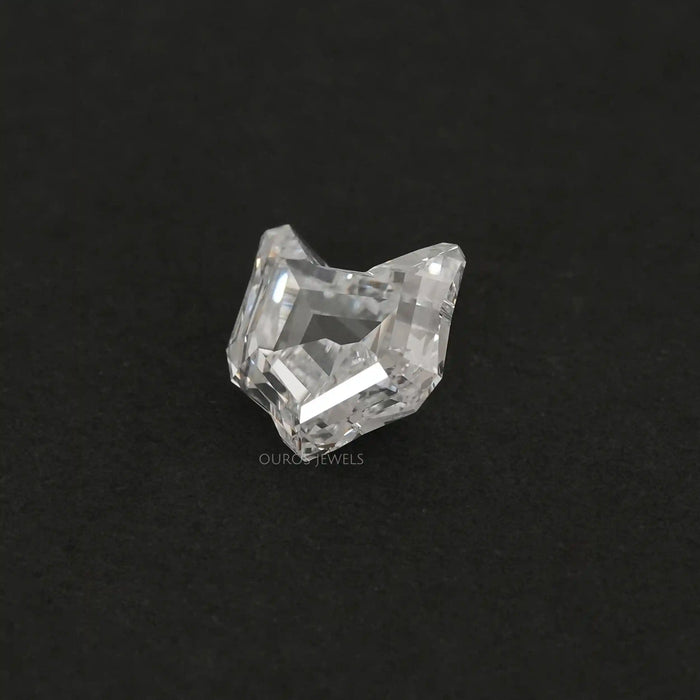 Antique Shape Cat Face Cut Lab Grown Diamond