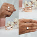 [Collage of Criss Cut Solitaire Ring]-[Ouros Jewels]