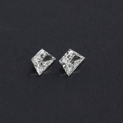 Trapezoid Brilliant Cut Matching Pair Diamond, 2.00 TCW Lab Grown Diamond, Lab Made Loose Diamond, CVD Diamond For Statement Jewelry