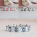 [Pink, Olive, and Blue Colore Diamond Full Eternity Wedding Band]-[Ouros Jewels]