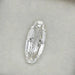 [Front View of Long Oval Lab Diamond]-[Ouros Jewels]