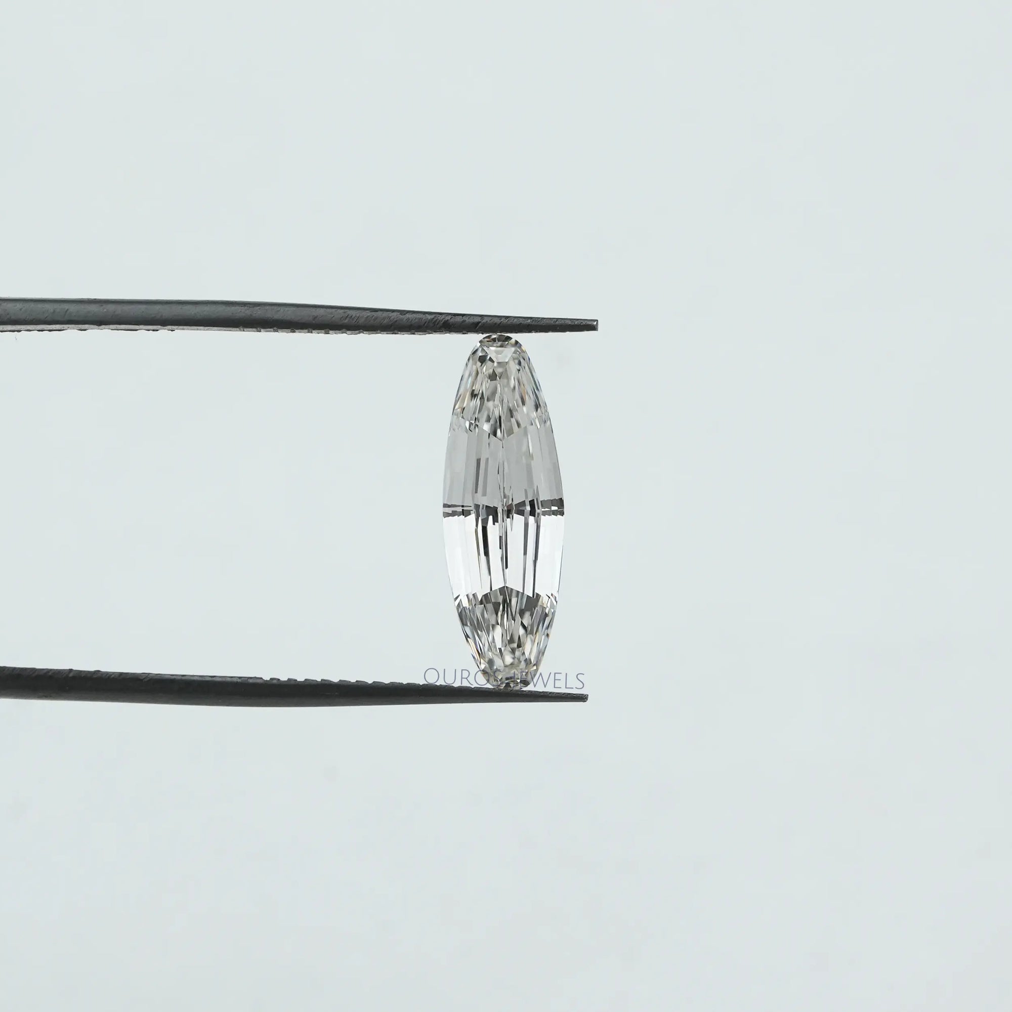 2.83 Carat Long Oval Cut Lab Diamond Loose
