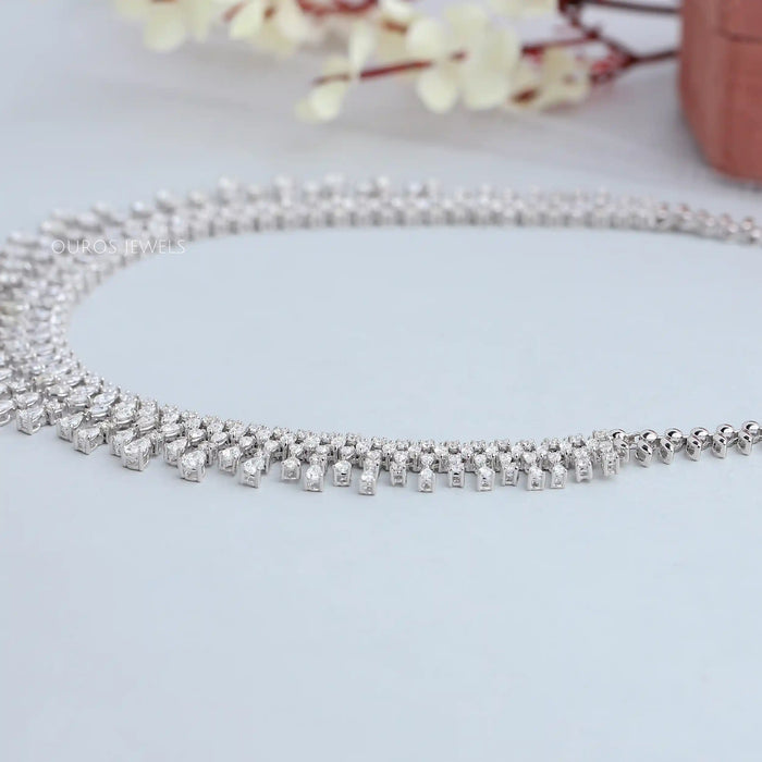 Isla Ruby Gold Diamond Choker Necklace For Women– YOSHA