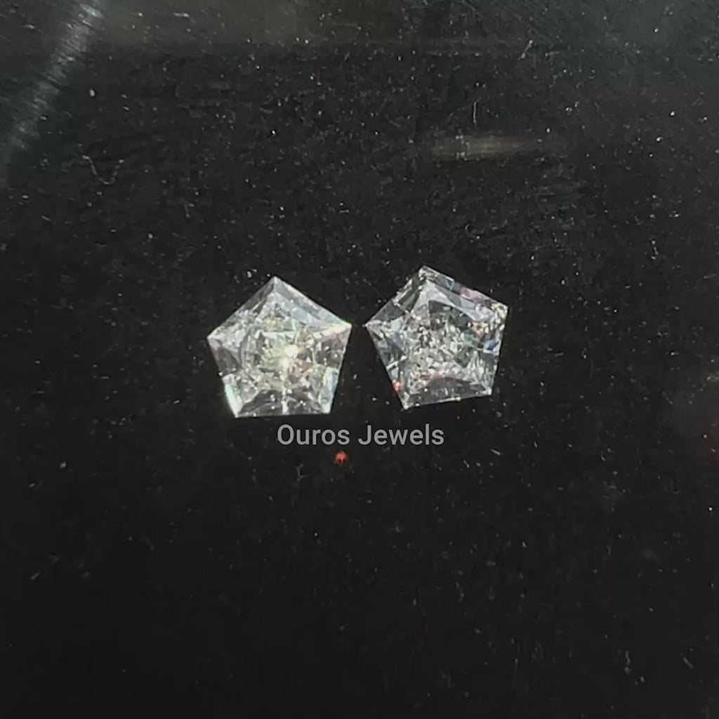 Video of Pentagon Cut Loose Lab Grown Diamond 