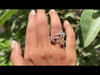 [Youtube Video of Pear and Round Row Engagement Ring]-[Ouros Jewels]