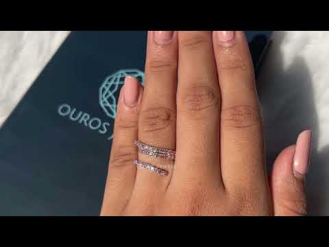 [Youtube Video of Pink Round Bypass Ring]-[Ouros Jewels]