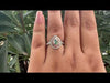 [Youtube Video of Green Pear Diamond Halo Ring]-[Ouros Jewels]