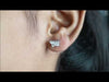 [Youtube Video of Butterfly Lab Diamond Stud Earrings]-[Ouros Jewels]