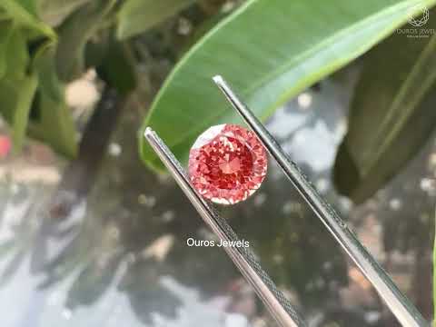 [Youtube Video Of Pink Portuguese Cut Lab Diamond]-[Ouros Jewels]