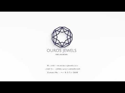 [Youtube Video of Round Cluster Diamond Earrings]-[Ouros Jewels]