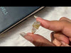 [Youtube Video of Fancy Yellow Color Diamond Ring]-[Ouros Jewels]
