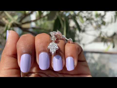 Youtube Video of Pear and Marquise Cut Drop and Dangle earrings