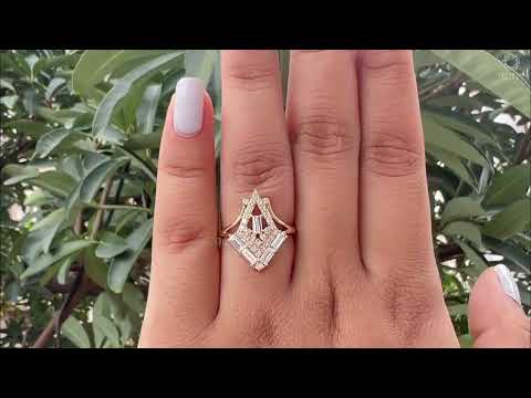 Youtube Video of Baguette and Round Chevron Ring]-[Ouros Jewels]
