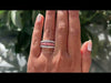 [Youtube Video of Pink Diamond Triple Row Band]-[Ouros Jewels]
