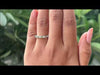 [Youtube Video Of Green Round Cut Eternity Wedding Band]-[Ouros Jewels]