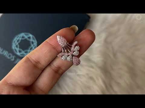 [Youtube Video of Pink Round Diamond Unique Pendant]-[Ouros Jewels]