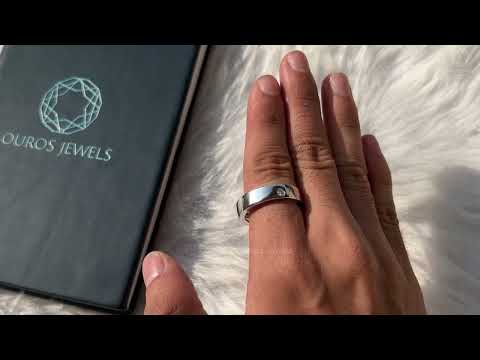 [Youtube Video of Round Diamond Flush Set Ring]-[Ouros Jewels]